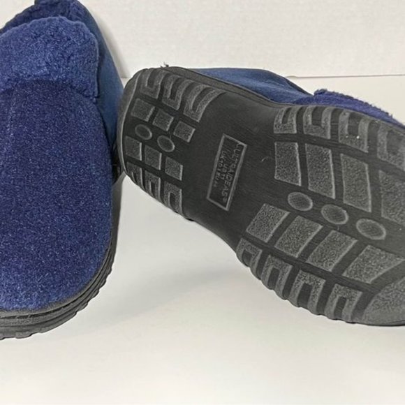 ULTRAIDEAS-Men's Cozy Memory Foam-Slippers with warm fleece lining, US 11 - Blue - Picture 3 of 3